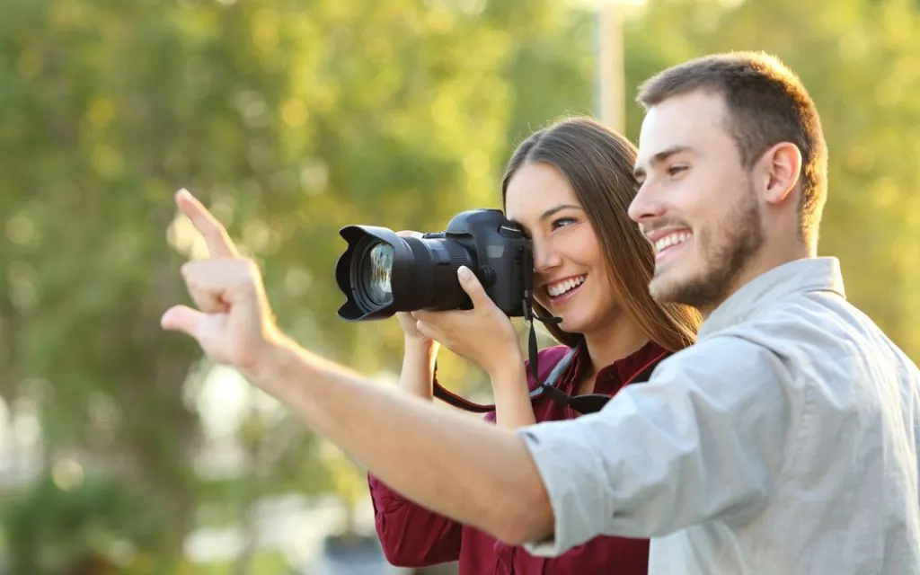 câmera para tirar foto