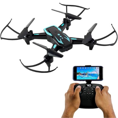 Drone Quadricóptero Techspy C/ Câmera Preto E Azul Polibrinq