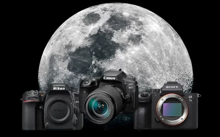 melhor câmera para fotografar a lua