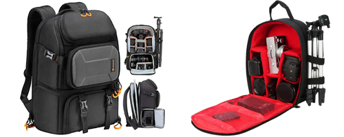 Mochila com suporte para tripé