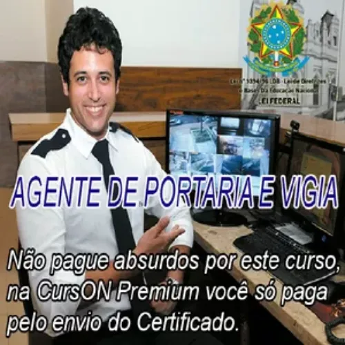 Curso de Agente de Portaria + Fiscal de Loja + Monitoramento de Câmeras com Certificado