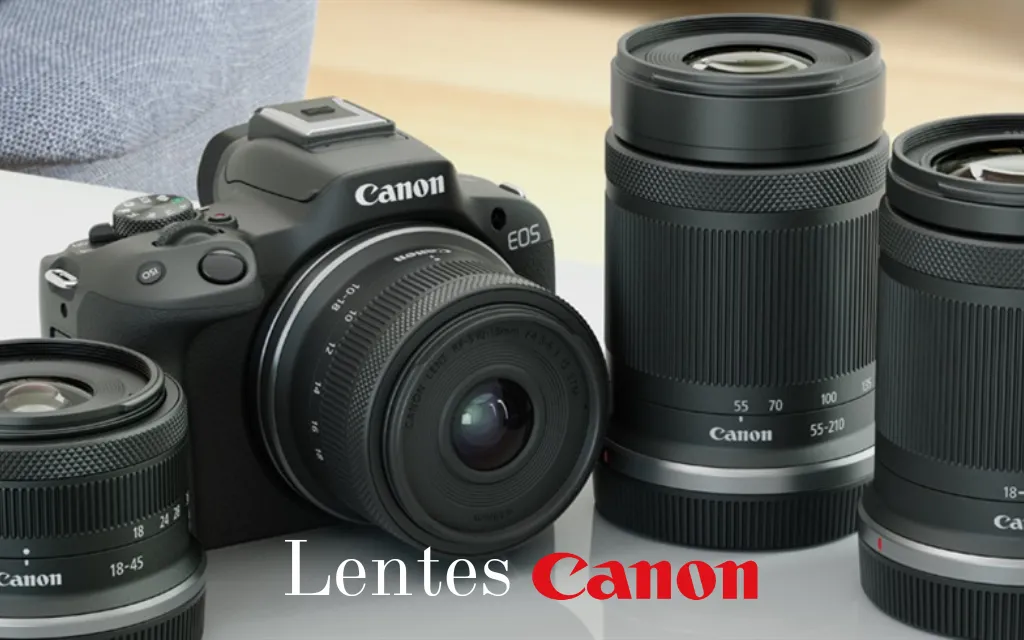 lentes para câmera Canon
