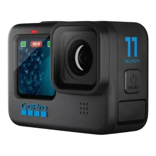 Câmera Gopro Hero11 Black 5.3k 27mp Chdhx-111-rw Preta Preto