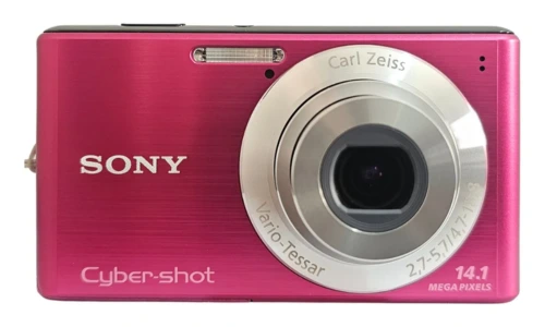 Câmera rosa sony