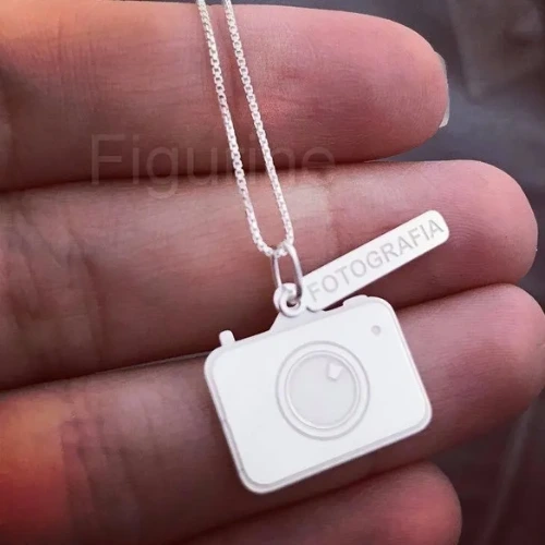 Hd Mini Câmera Espiã Wi-fi Colar Pingente