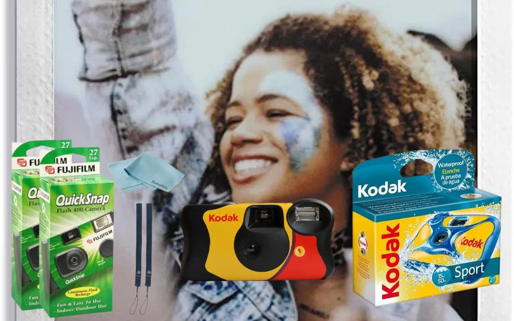 câmera fotográfica descartável