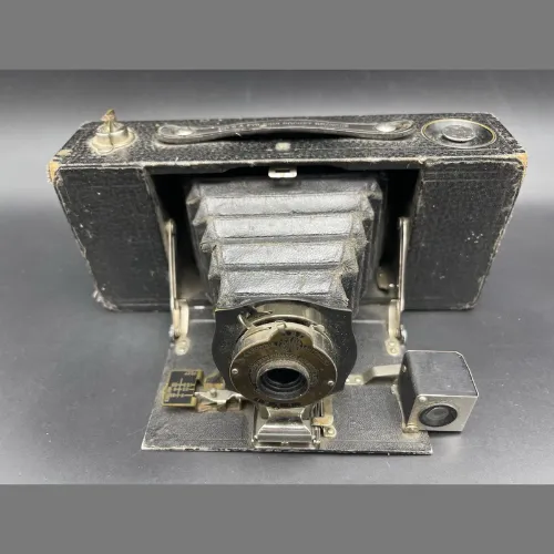 câmera fotográfica kodak ibt brownie automatic 1908