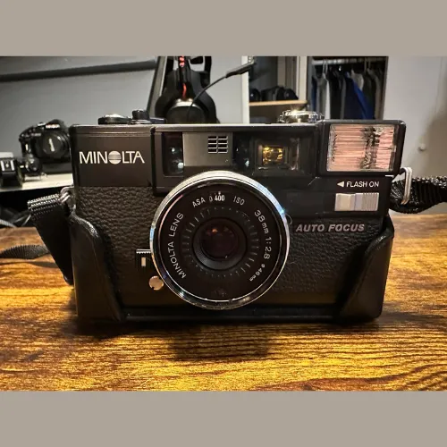 câmera fotográfica minolta auto focus