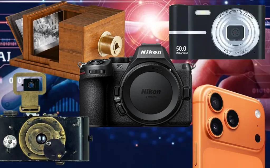 evolução da câmera fotográfica linha do tempo